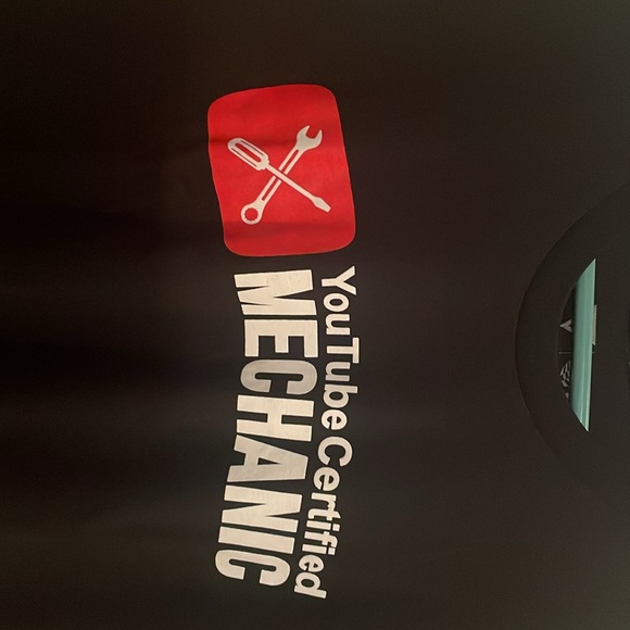 Men's Size Large Short Sleeve Tee-You Tube Certified Mechanic-NEW - Picture 2 of 10